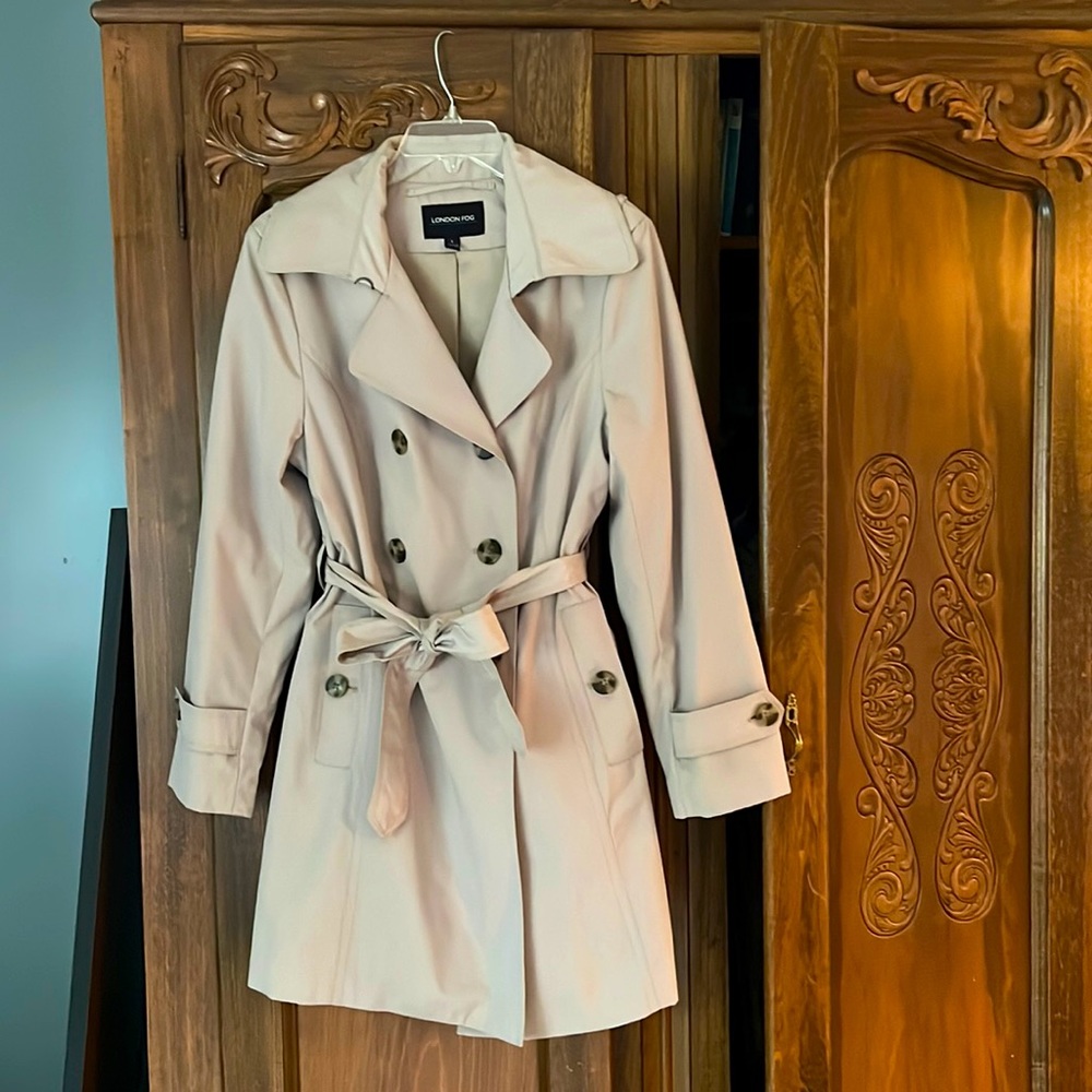 London Fog Classic Tan Trench Coat
